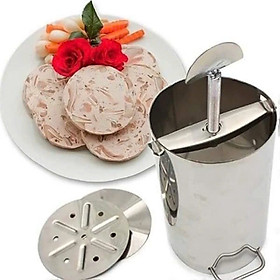 Khuôn Làm Giò Thủ, Giò Chả 1kg 2kg - Inox 304 Chất Lượng Cao, Không Gỉ