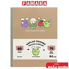 Tập Haplus Friends - Kẻ Ngang - 80 Trang 70gsm - Haplus 8564 (Mẫu Bìa Giao Ngẫu Nhiên)
