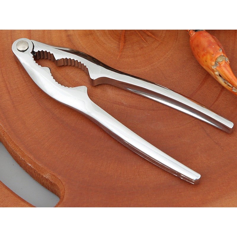 Kẹp cua Inox chuyên dùng ăn hải sản kẹp càng cua, ghẹ,tôm hùm kẹp các loại hạt trái cây cứng, dụng cụ hỗ trợ đa năng