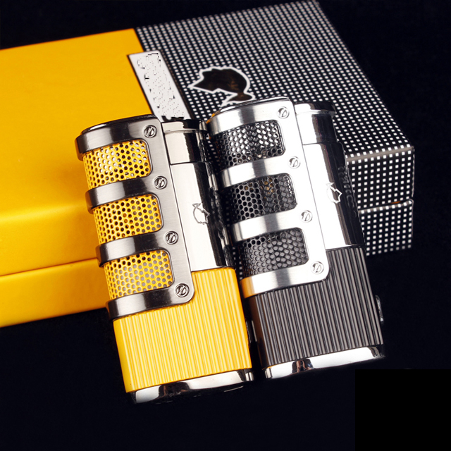 Vỏ Hột Quẹt Bật Lửa khò 3 Tia Mạnh Mẽ COB 938 Có Lỗ Đục Cao Cấp