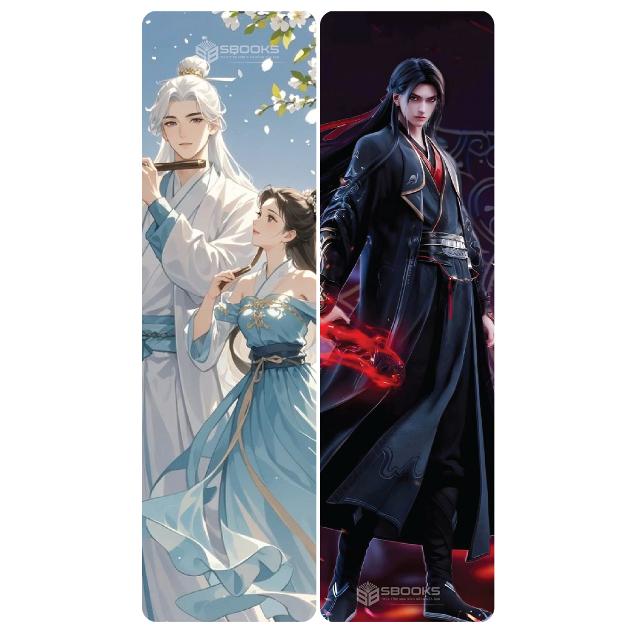 10 Cái Bookmark Kẹp Sách, Dấu Trang Hoạ Tiết Tranh Tru Tiên - SBOOKS