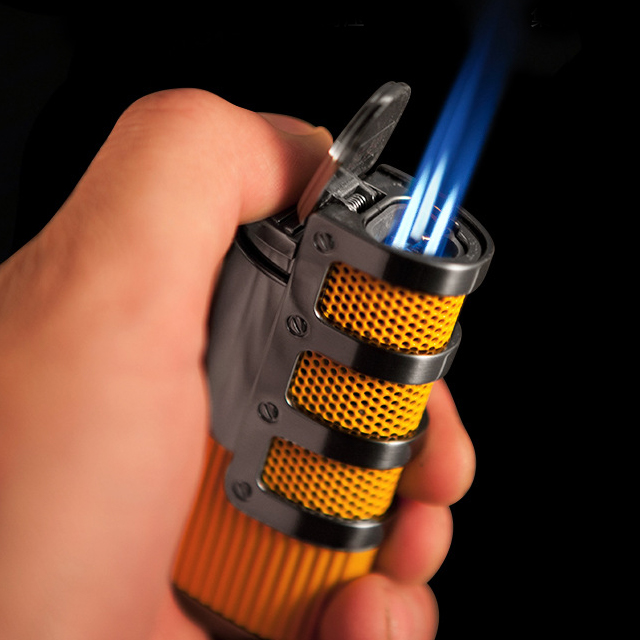 Vỏ Hột Quẹt Bật Lửa khò 3 Tia Mạnh Mẽ COB 938 Có Lỗ Đục Cao Cấp