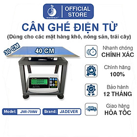 Cân Ghế Điện Tử JWI-700W - Mặt Bàn Cân 300x400MM