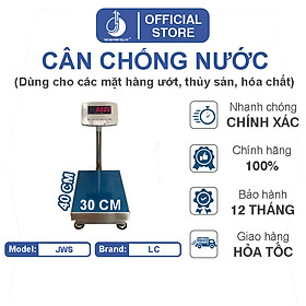Cân Điện Tử Chống Nước JWS - Mặt Bàn Cân Inox 300x400mm