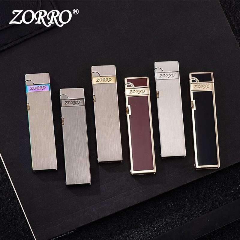 Vỏ Hột Quẹt Bật Lửa Xăng Đá Zorro Z725 Siêu Mỏng - Nhiều Màu