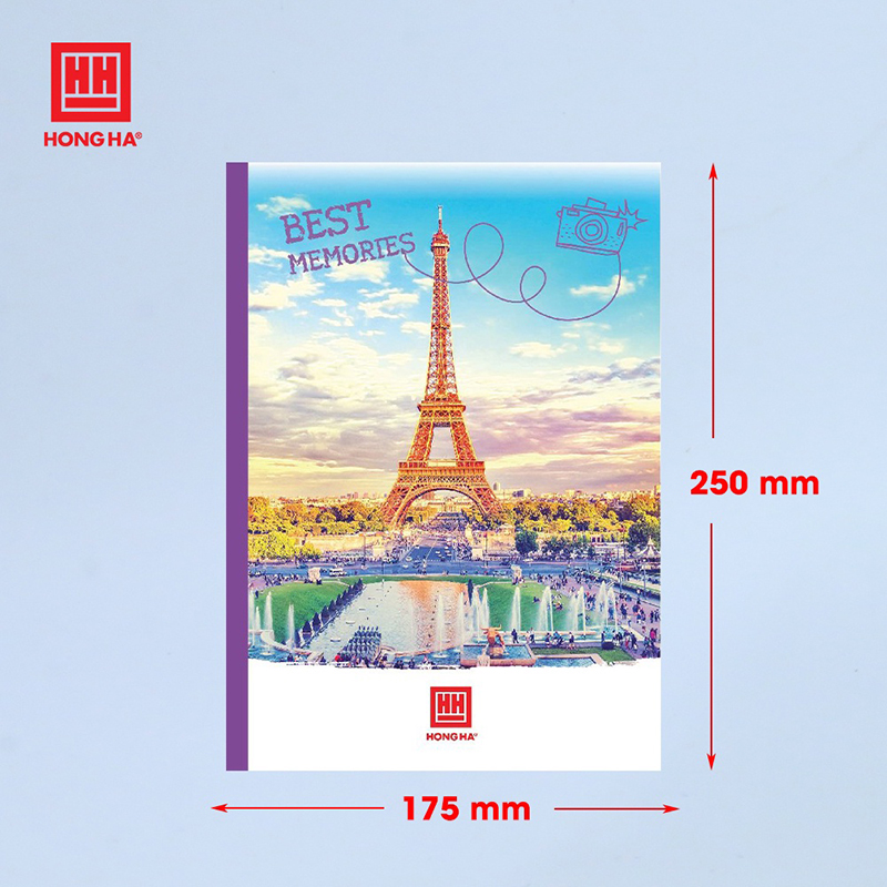 Lốc 10 quyển vở Hồng Hà 72 trang kẻ ngang 7mm Sao mai 1686 (Giao bìa ngẫu nhiên)