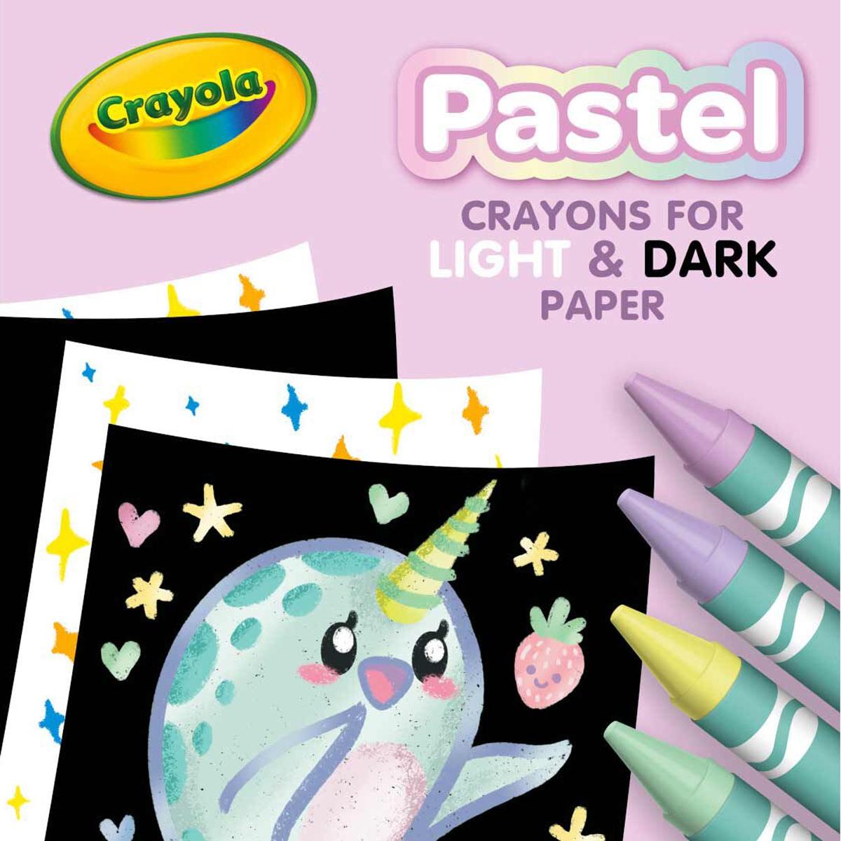 Hộp 24 Bút Sáp Màu Crayon Tông Pastel - Crayola 521835