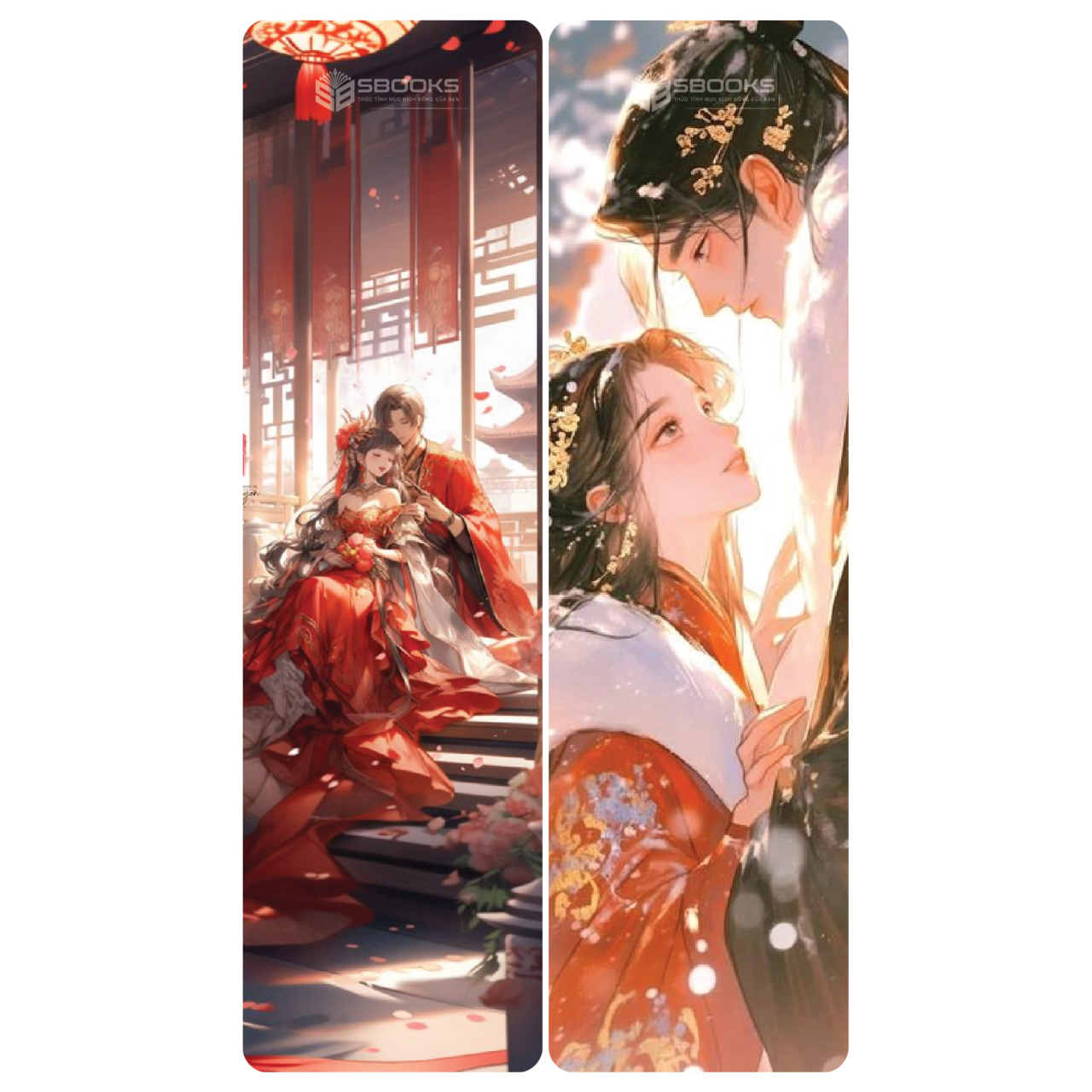 10 Cái Bookmark Kẹp Sách, Dấu Trang Hoạ Tiết Tranh Tru Tiên - SBOOKS