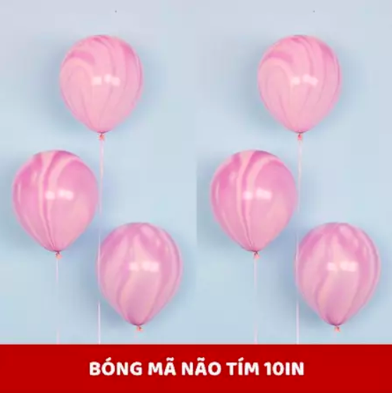 Bóng bay vân đá ( Sơn Thuỷ )100q - trang trí sinh nhật, sự kiện