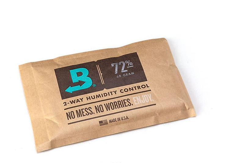 Túi dung dịch giữ ẩm ci ga Boveda điều khiển độ ẩm 2 chiều cực tốt 72%-60 gram