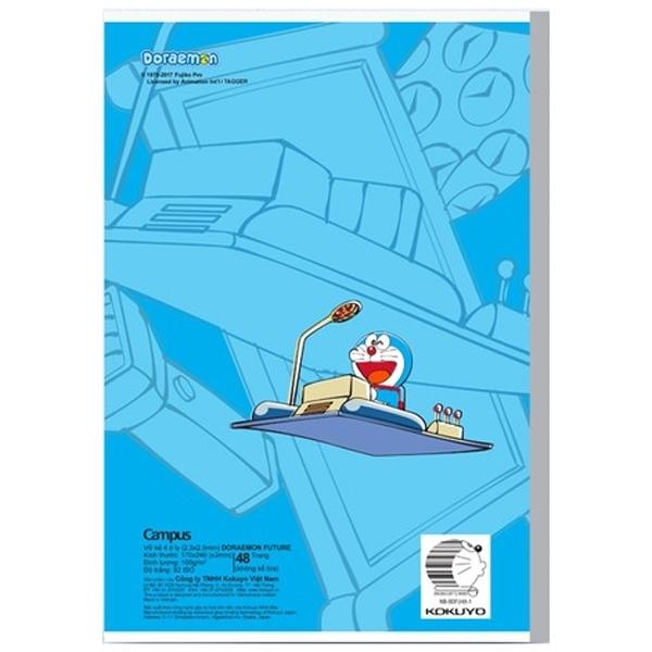 Vở Doraemon 4 Ô Ly 48 Trang ĐL 100g/m2 - Campus NB-BDFU48 (Mẫu Màu Giao Ngẫu Nhiên)
