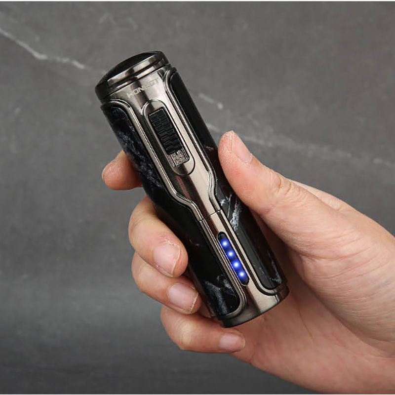 Vỏ Hột Quẹt Bật Lửa Gas Honest BCZ-792 Lửa Khò 3 Tia Cực Mạnh - Nhiều Màu