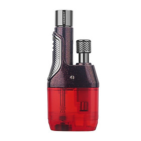 Vỏ Hột Quẹt Bật Lửa Khò Gas 1 Tia Mạnh Mẽ Honest BCZ-796 Thiết Kế Hình Tháp Đôi Bình Chứa Gas Trong Suốt Nhìn Thấy Lượng Gas - Nhiều Màu