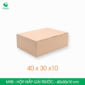 M9B - 40x30x10 cm - 10 thùng hộp carton nắp gài đóng hàng
