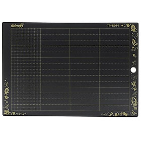 Bảng Phấn Học Sinh A4 - Kẻ Ô - Thiên Long B-014 - Màu Đen