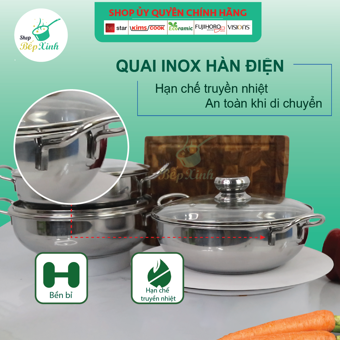 Nồi Um đa Năng Nắp Kính Fivestar