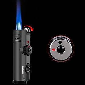 Vỏ Hột Quẹt Bật Lửa Gas Đá Jobon ZB-321 Khò 4 Tia Cực Mạnh Kèm Đục - Nhiều Màu
