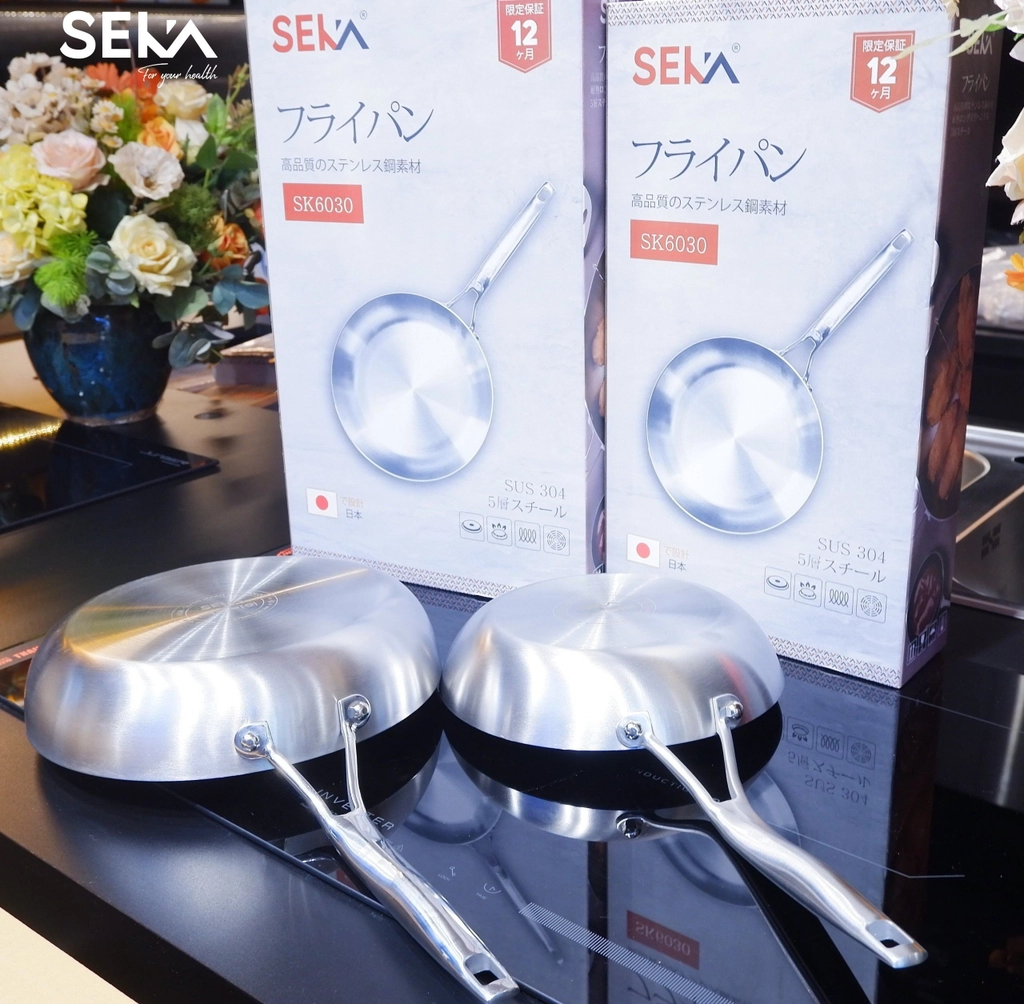 Chảo Cạn Lòng Inox SEKA SK6030 - Hàng Chính Hãng
