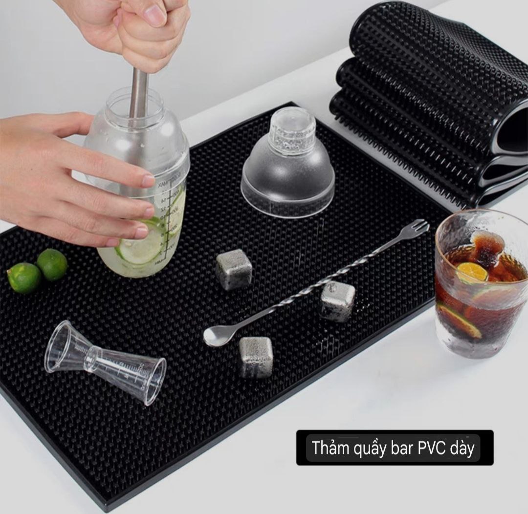 Thảm lót cao su quầy bar pha chế siêu dày 30x45cm