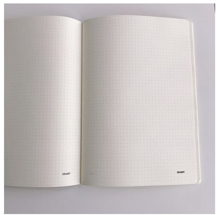 Vở Học Sinh Ruột Dot Crabit - Vàng Chấm Bi - 120 Trang (183x260mm)