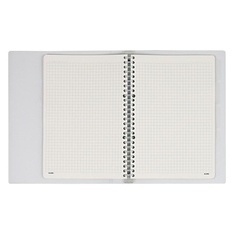 Sổ còng nhựa 26 chấu Caro 6 x 6 mm nét đứt B5 50 tờ MS: 528