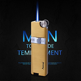 Vỏ Hột Quẹt Bật Lửa Aomai Khò 1 Tia Gas Đá AM-318 Đẹp Độc Lạ Lửa Khò Mạnh Mẽ - Dùng Gas Cao Cấp