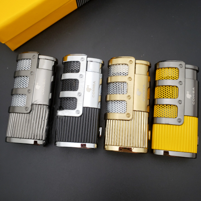 Vỏ Hột Quẹt Bật Lửa khò 3 Tia Mạnh Mẽ COB 938 Có Lỗ Đục Cao Cấp
