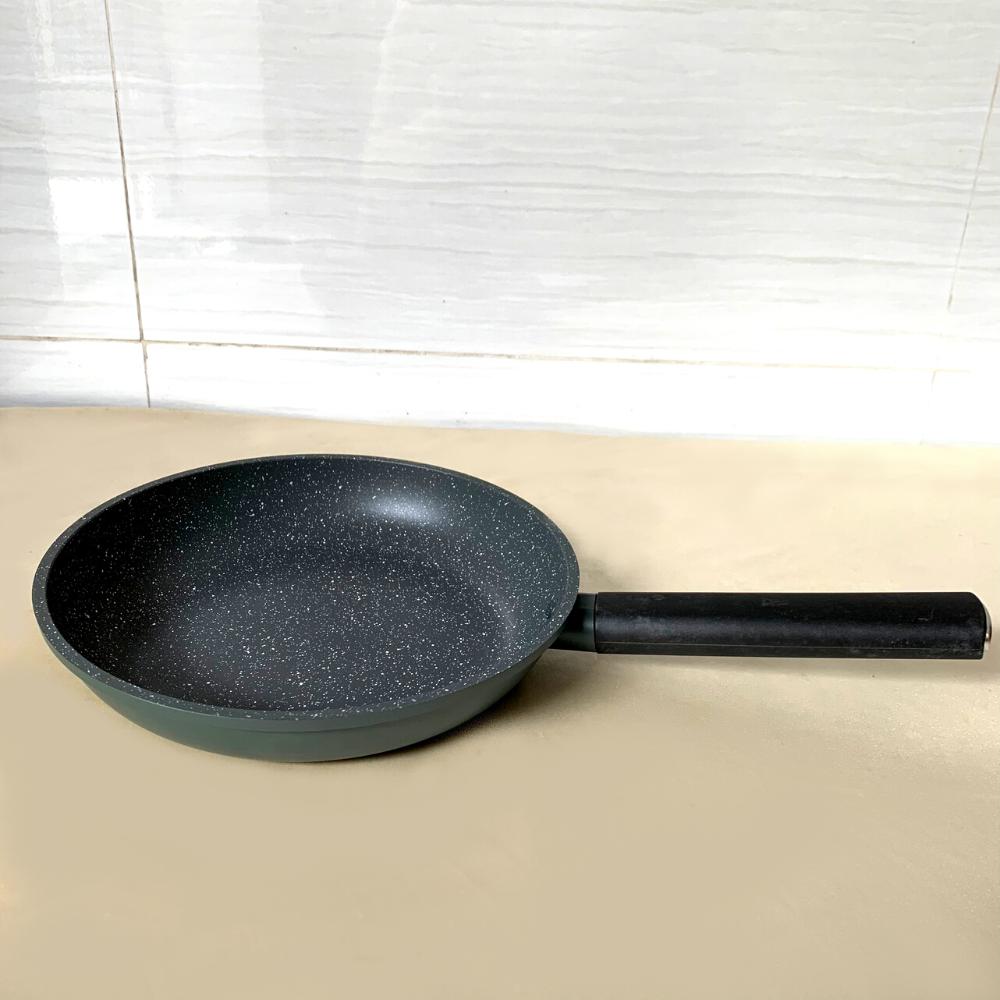Tặng cặp nhấc nồi silicon- Bộ 2 chảo đáy từ H5, chảo 24cm + chảo vuông 15x20cm Seoulcook Hàn Quốc, dùng được tất cả các loại bếp, kể cả bếp từ / Induction