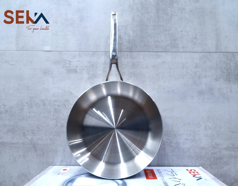 Chảo Cạn Lòng Inox SEKA SK6030 - Hàng Chính Hãng