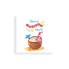 Thiệp Awesome-Dừa