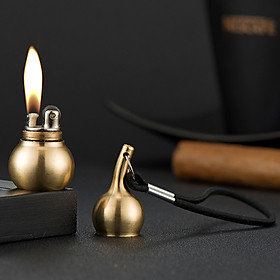 Vỏ Hột Quẹt Bật Lửa Xăng Đá Dolphin HY-701 Kiêm Móc Treo Chìa Khóa Hình Quả Bầu Hồ Lô Tài Lộc