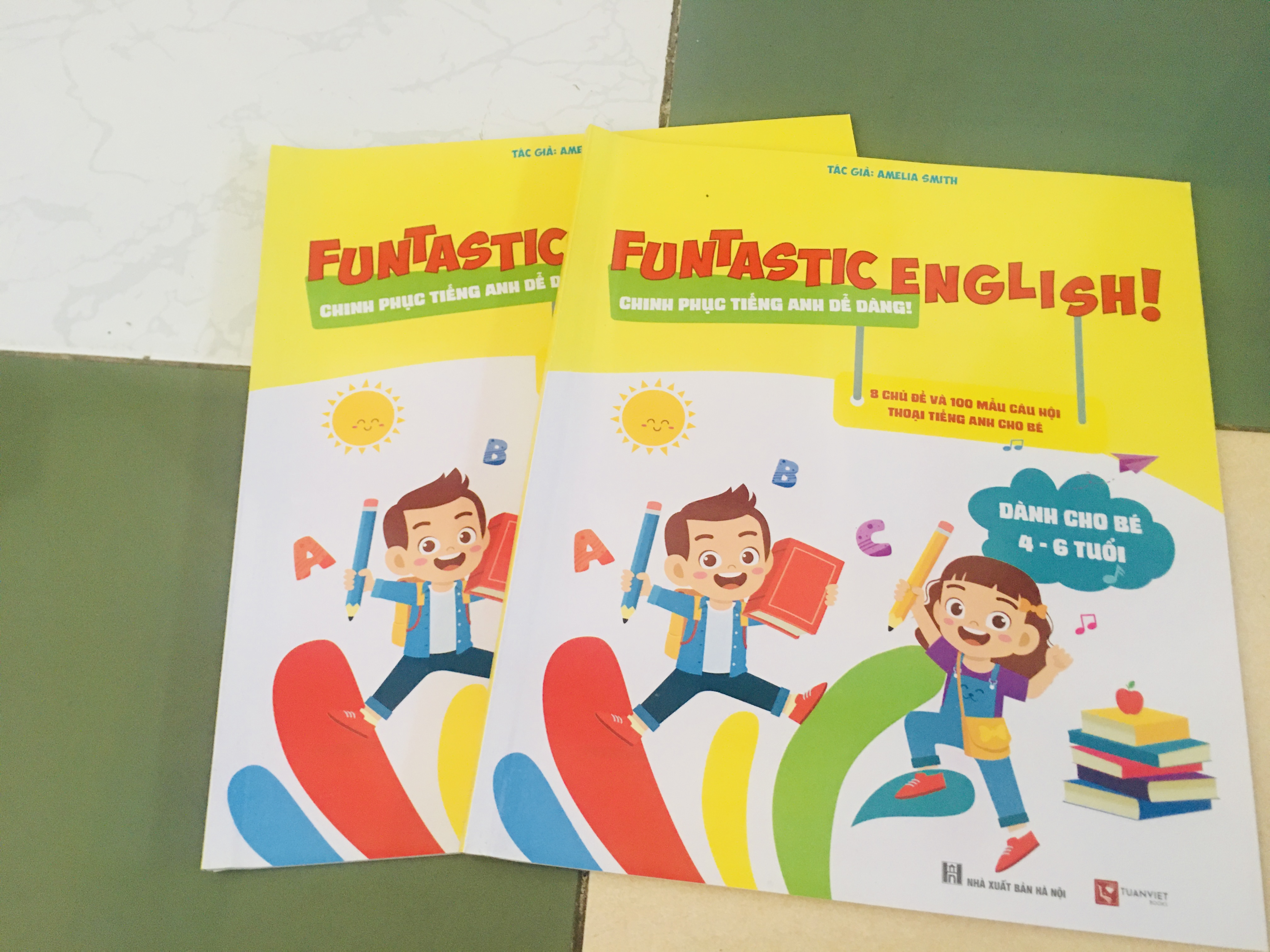 Sách- Chinh Phục Tiếng Anh dễ dàng (dành cho bé 4 - 6 tuổi) Funtastic English