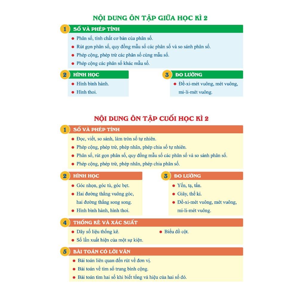 Sách Đề Kiểm Tra Toán Lớp 4 - Học Kì 2 - Cánh Diều (1 cuốn) - Bản Quyền