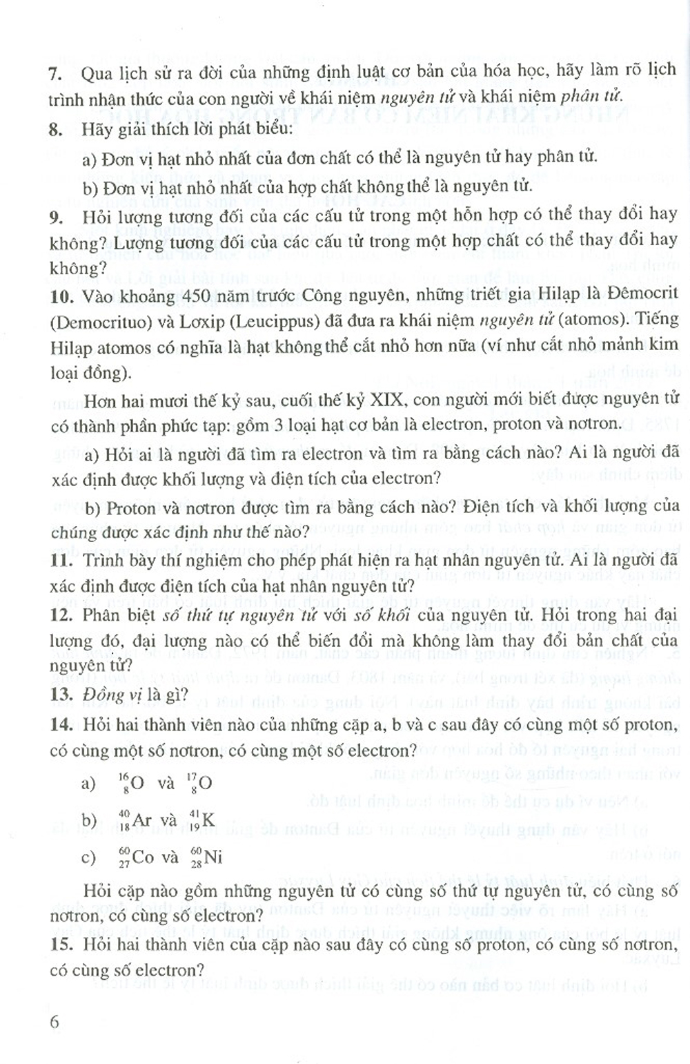 Bài Tập Hóa Học Vô Cơ - Quyển I - Lý Thuyết Đại Cương Về Hóa Học (Tái bản năm 2020)