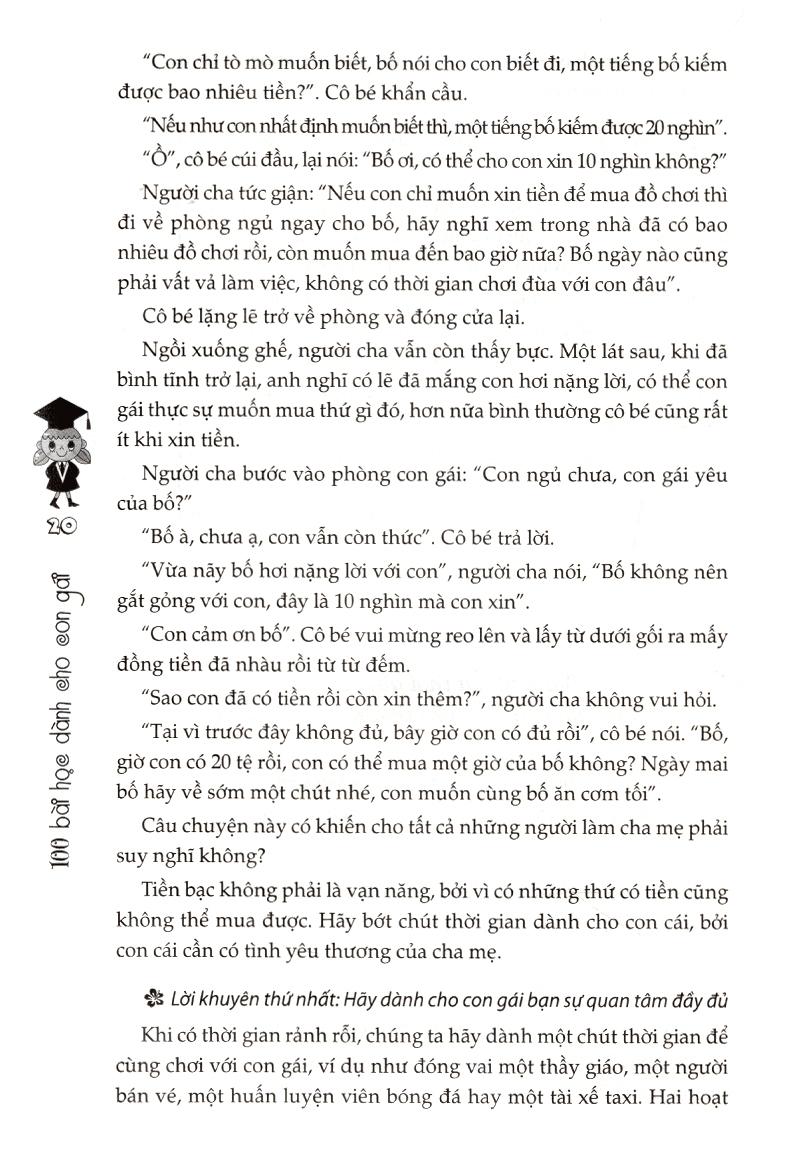100 Bài Học Dành Cho Con Gái (Tái Bản)