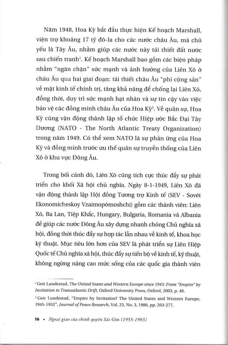 Ngoại Giao Của Chính Quyền Sài Gòn