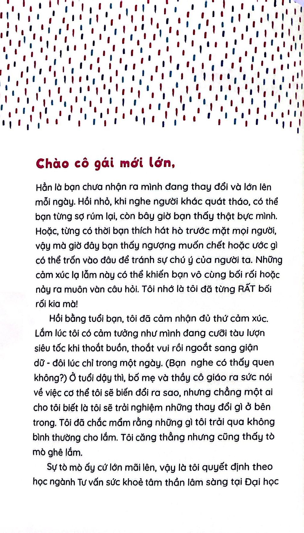 Cẩm Nang Tuổi Dậy Thì: Nâng Niu Cảm Xúc - Dành Cho Bạn Gái