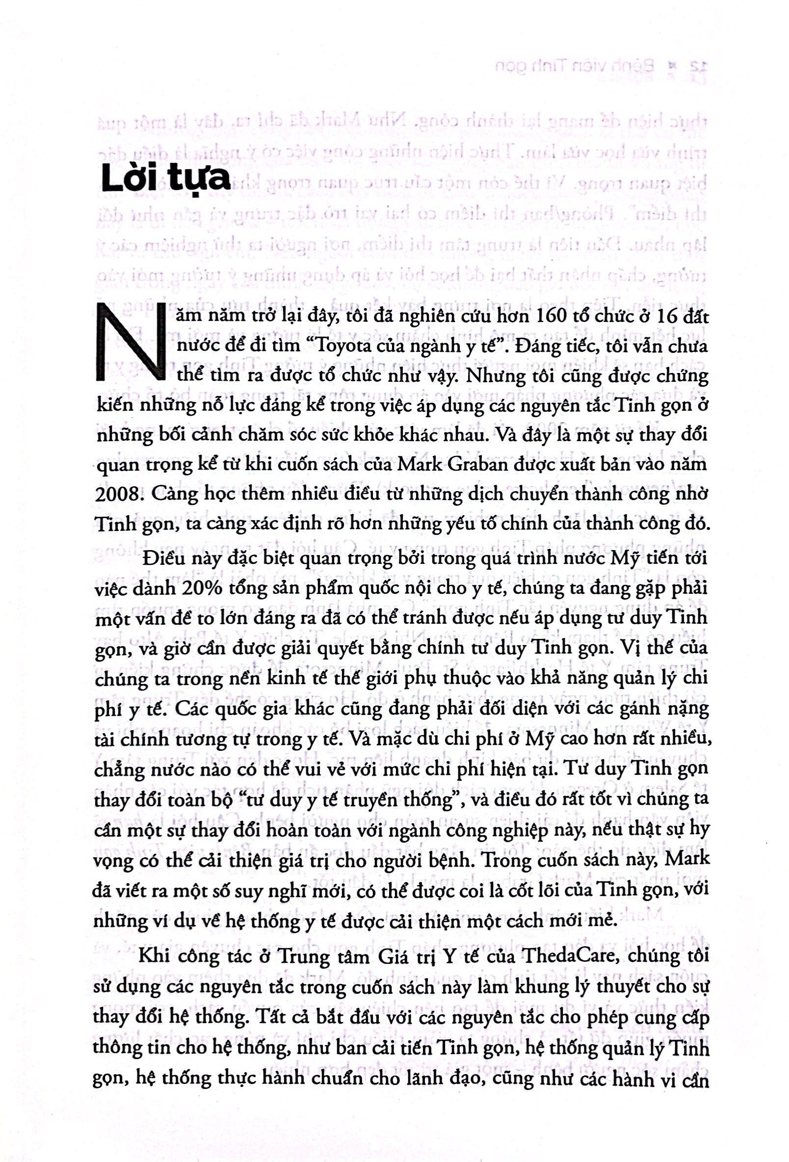 Bệnh Viện Tinh Gọn