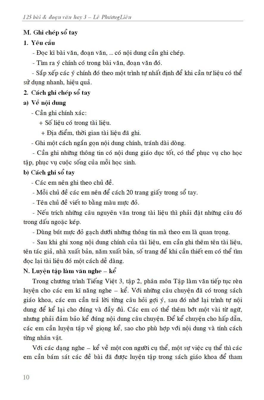 125 Bài Và Đoạn Văn Hay 3