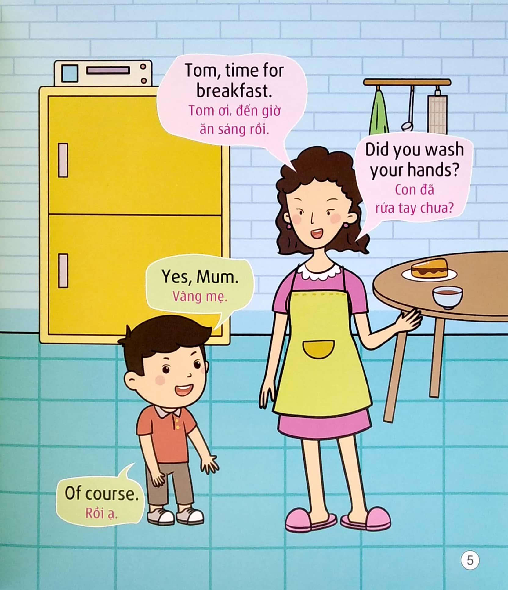 5 Phút Mỗi Ngày - Bộ Sách Tiếng Anh Đầu Tiên Cha Mẹ Dạy Bé - Tự Nhận Thức (Tái Bản 2022)