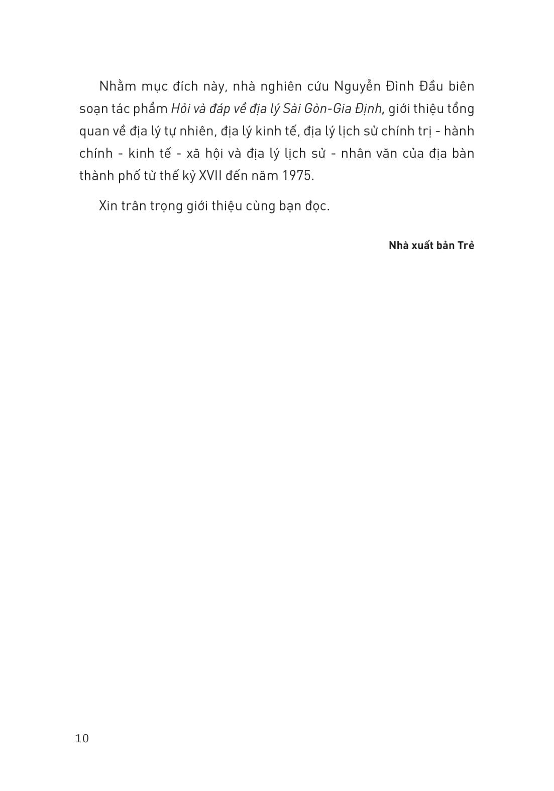 Sách - Hỏi Và Đáp Về Địa Lý Sài Gòn Gia Định