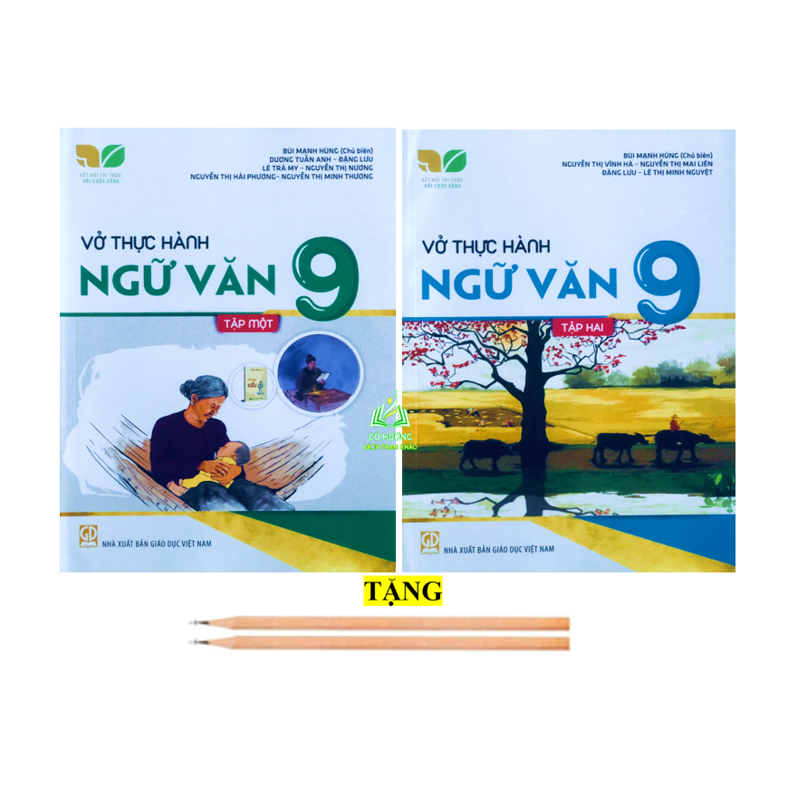 Sách - Combo Vở thực hành Toán + Ngữ Văn 9 Tập 1+2 (Kết nối tri thức với cuộc sống)
