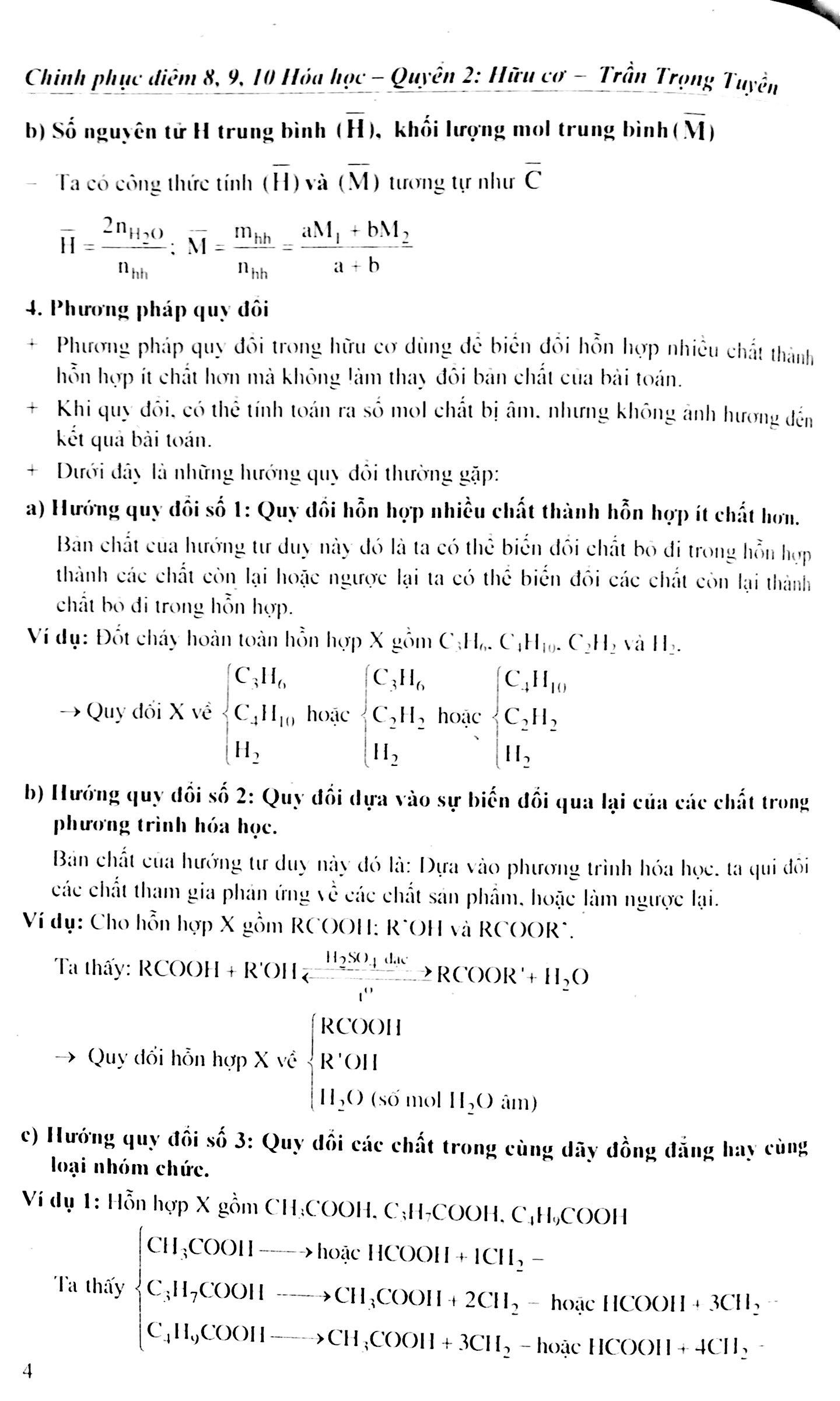 Chinh Phục điểm 8, 9, 10 Hóa Học - Quyển 2: Hữu Cơ