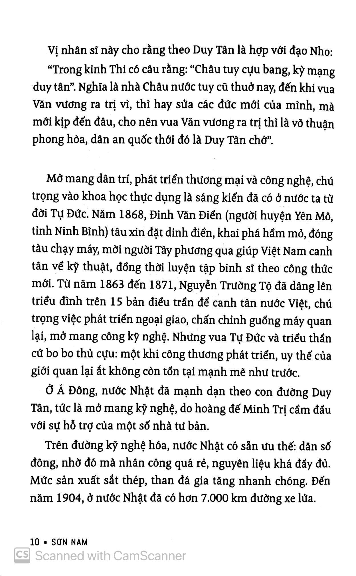 Sơn Nam - Phong Trào Duy Tân Ở Bắc, Trung, Nam - Miền Nam Đầu Thế Kỷ XX - Thiên Địa Hội Và Cuộc Minh Tân