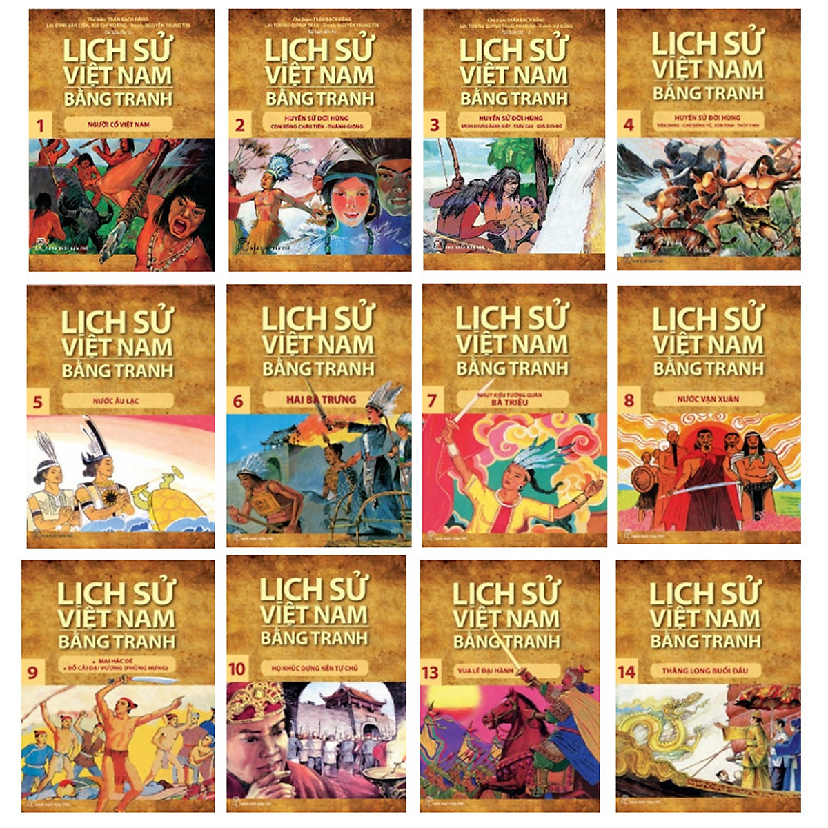 LỊCH SỬ VIỆT NAM BẰNG TRANH - BOXSET 53 TẬP
