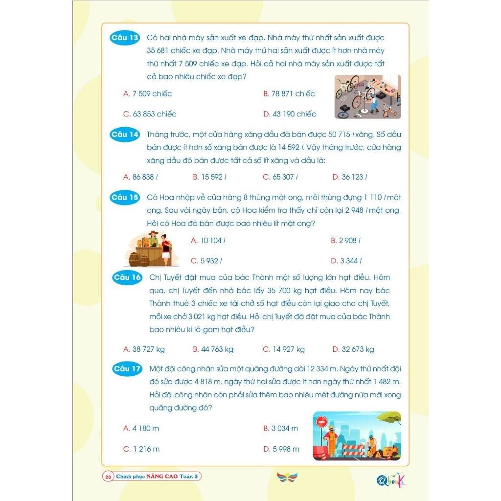 Chinh Phục Nâng Cao Toán Lớp 3 - Cánh Diều - Cả năm ( 1 Cuốn ) - Bản Quyền