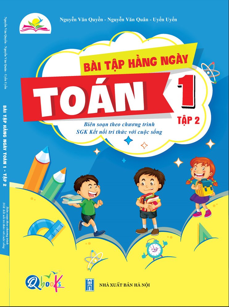 Sách - Combo Bài Tập Hằng Ngày - Toán và Tiếng Việt Lớp 1 - Kết Nối Tri Thức Với Cuộc Sống - Tập 1, 2 (2 cuốn) ,