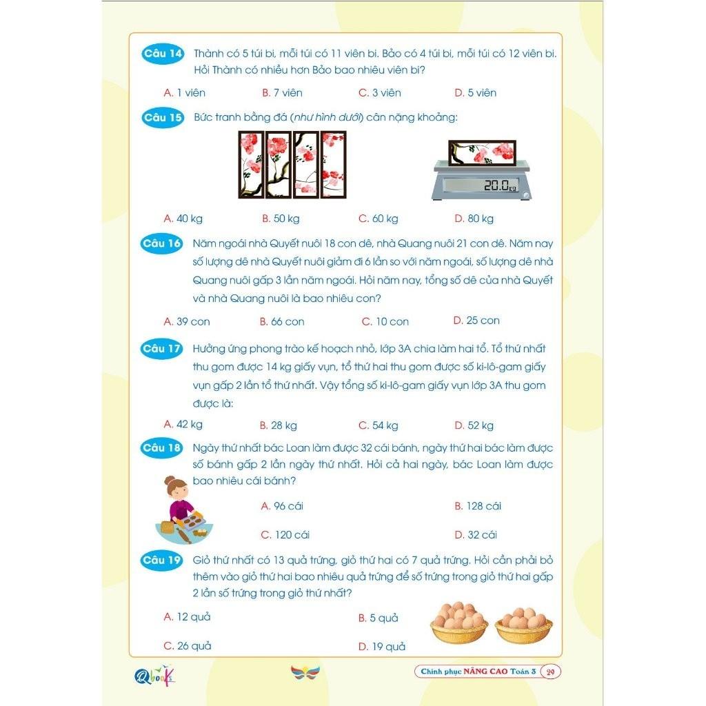 Chinh Phục Nâng Cao Toán Lớp 3 - Cánh Diều - Cả năm ( 1 Cuốn ) - Bản Quyền