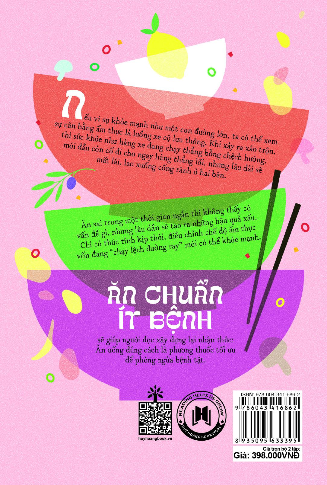 Bộ Sách Ăn Chuẩn Ít Bệnh (Bộ 2 Cuốn)