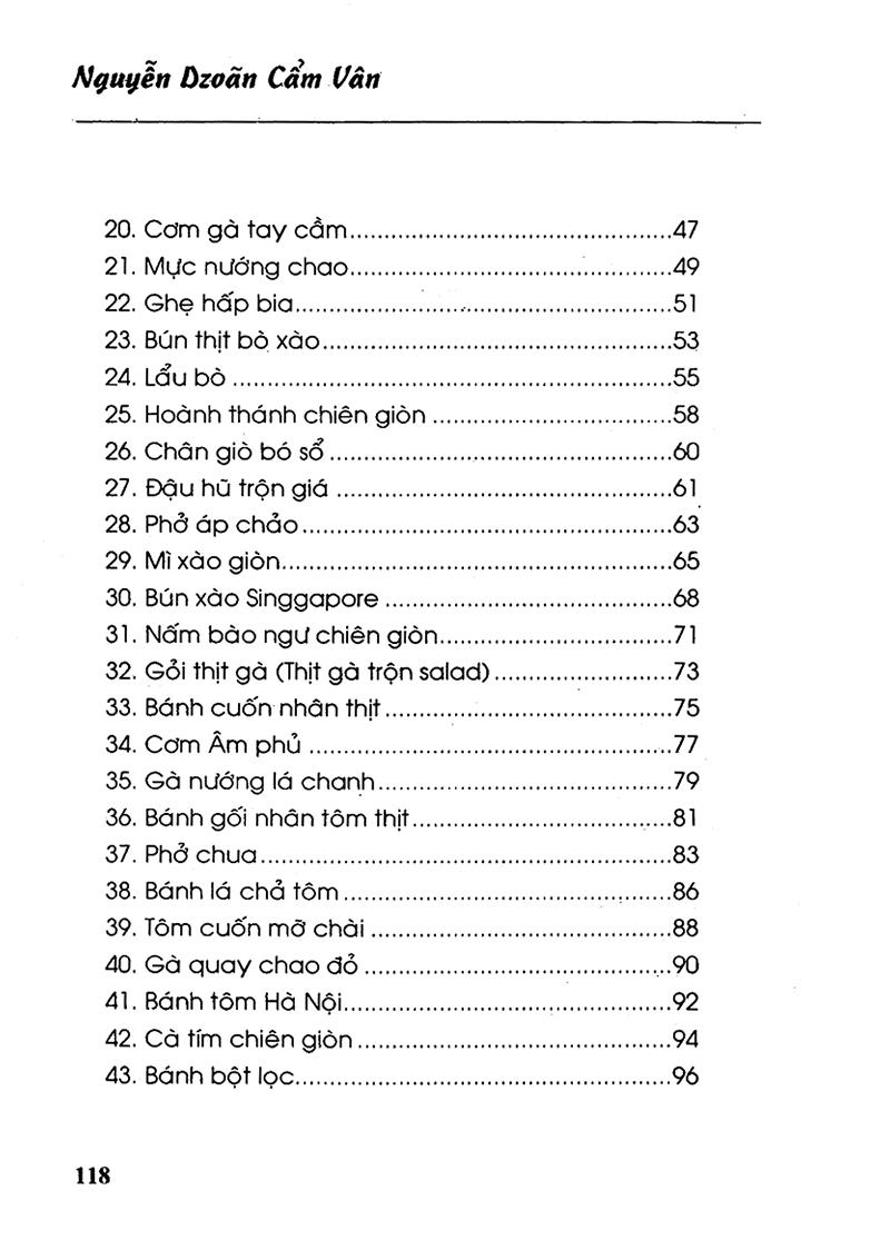 52 Món Ăn Ngày Chủ Nhật